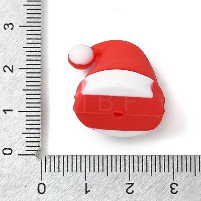 Christmas Theme Silicone Focal Beads LS-SIL-L007-01E-1