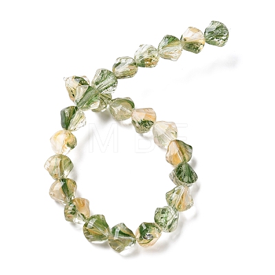 Inner Flower Handmade Lampwork Beads Strands LA-CBA3F7A-02F-1