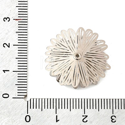 Brass Bead Caps KK-C167-03B-P-1