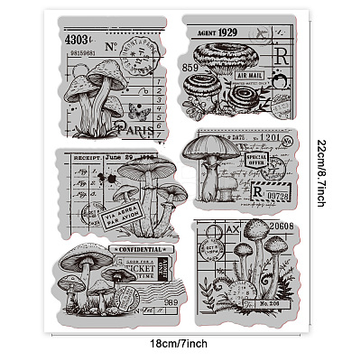 Rubber Clear Stamps DIY-WH0251-021-1