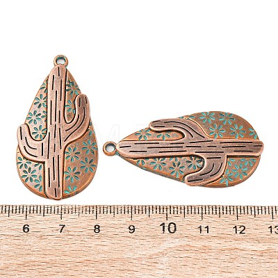 Tibetan Style Alloy Pendants X-PALLOY-F319-05R-1