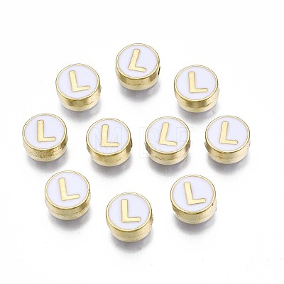 Alloy Enamel Beads ENAM-N052-006-01L-RS-1