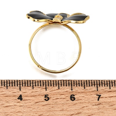 304 Stainless Steel Enamel Cuff Open Rings SA-CBA369F-02G-03-1