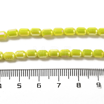 Electroplate Glass Beads Strands EGLA-D031-01I-1