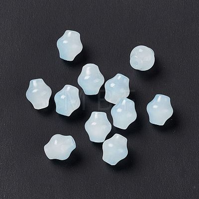 Opaque Glass Beads GLAA-F117-04D-1