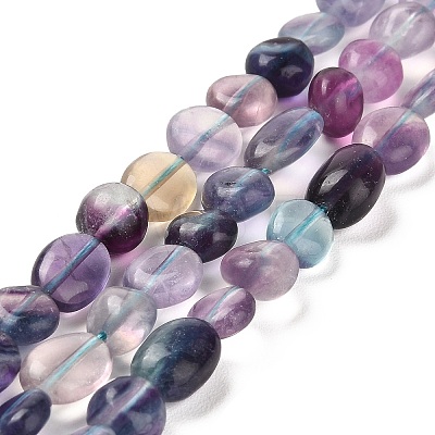 Natural Fluorite Beads Strands G-B048-A01-03-1