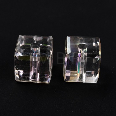 Electroplate Transparent Glass Beads EGLA-B003-01A-11-1