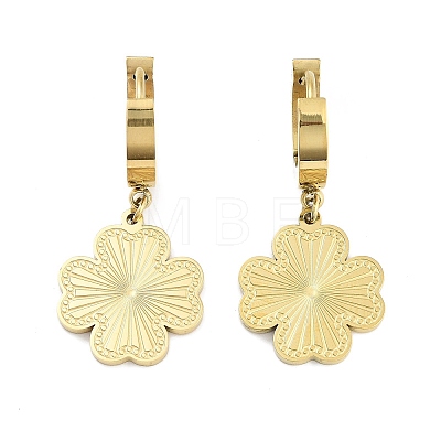 Real 18K Gold Plated 304 Stainless Steel Dangle Earrings EJEW-L283-055G-01-1