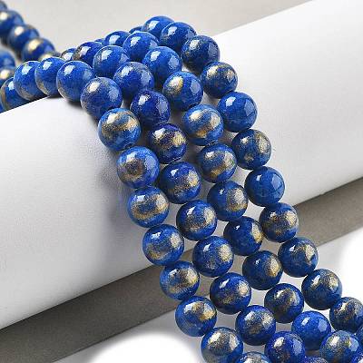 Natural Mashan Jade Beads Strands G-A255-A01-01L-1