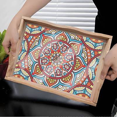 DIY Diamond Painting Dish Plate Decoration Kits PW-WG56284-01-1