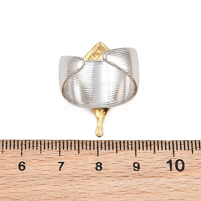 304 Stainless Steel Cuff Open Rings SA-CBV3037-03GP-01-1