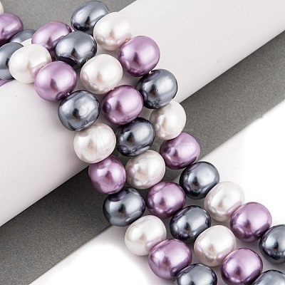 Shell Pearl Beads Strands BSHE-L035-E05-1