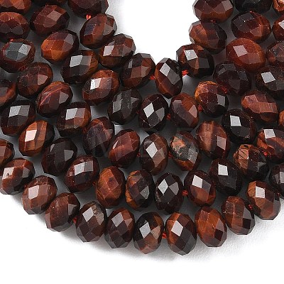 Natural Tiger Eye Bead Strands G-D344-A20-04-1