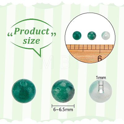 Natural Green Aventurine Beads Strands G-OC0001-64-6mm-1