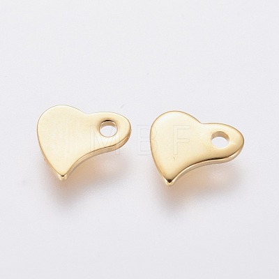 201 Stainless Steel Charms STAS-L234-043G-1