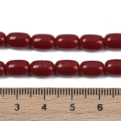 Opaque Glass Beads Strands GLAA-Z015-02G-1