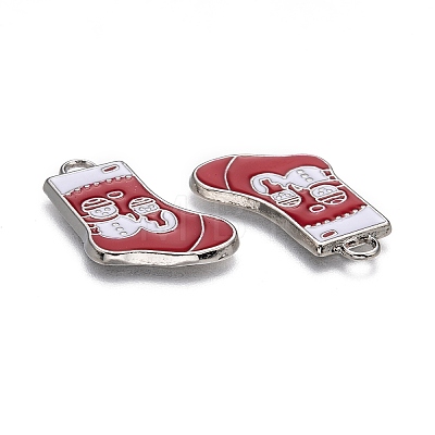 Alloy Enamel Pendants ENAM-P030-4-1