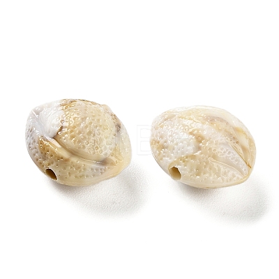 Acrylic Shell Beads OACR-U004-04-1