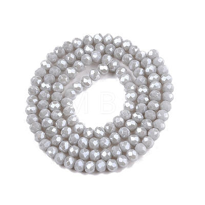 Electroplate Glass Beads Strands EGLA-A044-P3mm-A19-1