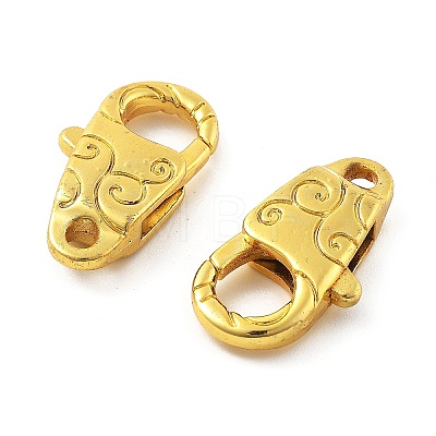 Brass Lobster Claw Clasps KK-R216-18C-G-1