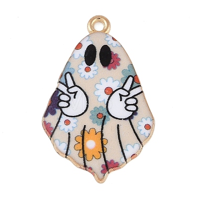 Halloween Alloy Enamel Pendants ENAM-C023-01KCG-04-1