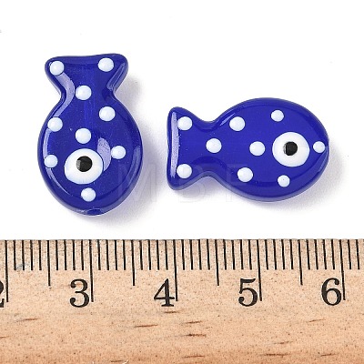 Baking Paint Glass Enamel Beads X-LAMP-D303-04L-1