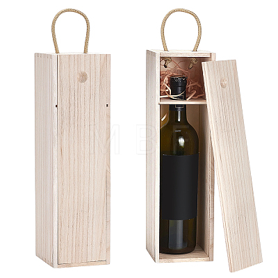 Wooden Red Wine Storage Boxes CON-WH0095-234-1