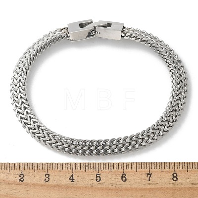 Brass Wheat Chain Bracelets for Women Men KK-P292-22P-1