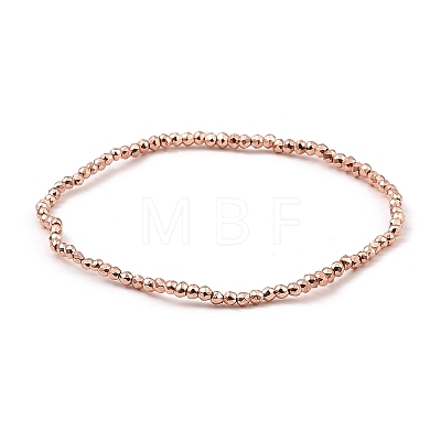 Synthetic Non-Magnetic Hematite Beaded Bracelets BJEW-E084-01-1