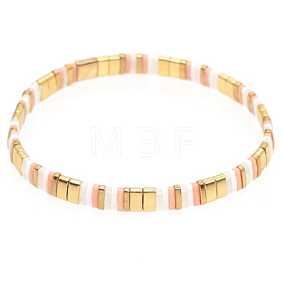 Bohemian Glass Seed Beaded Stretch Bracelets LS-JM4508-39-1