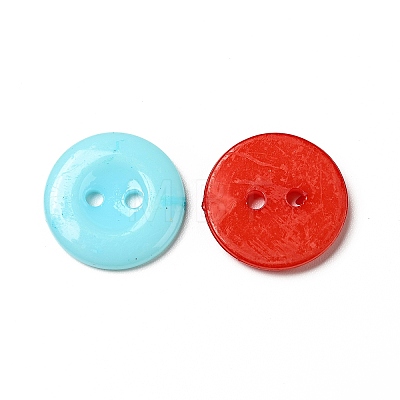 Acrylic Sewing Buttons for Costume Design BUTT-E087-B-M-1