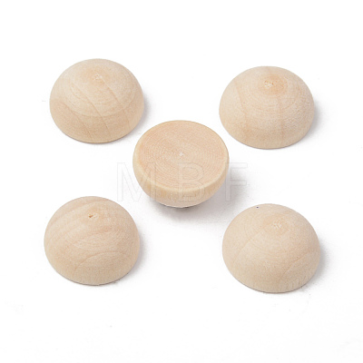 Unfinished Natural Wood Cabochons WOOD-R269-H-1