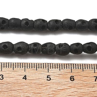 Carved Wood Beads Strands WOOD-Q060-03B-1