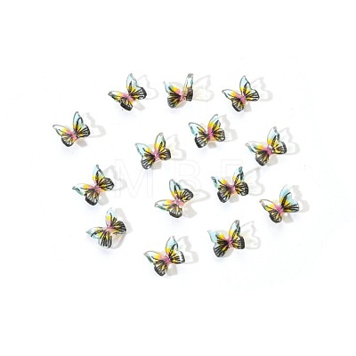 3D Resin Butterfly Nail Charms MRMJ-Q072-25B-1