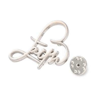Faith Theme Zinc Alloy Brooch LS-JEWB-C035-02B-P-1