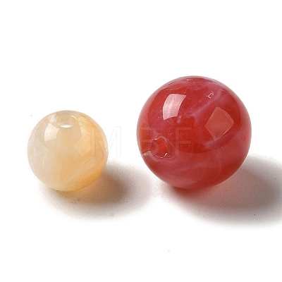 Opaque Acrylic Beads MACR-K359-08-1