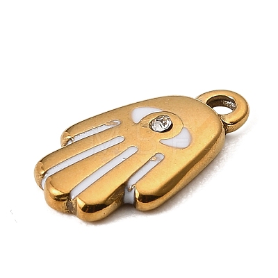 304 Stainless Steel Enamel Pendants STAS-Z199-01G-04-1