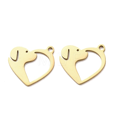 201 Stainless Steel Pendants STAS-F368-03A-G-1