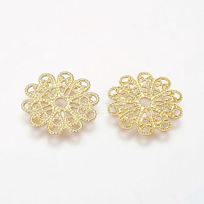Brass Vintage Filigree Findings LS-KK-B554-G-1