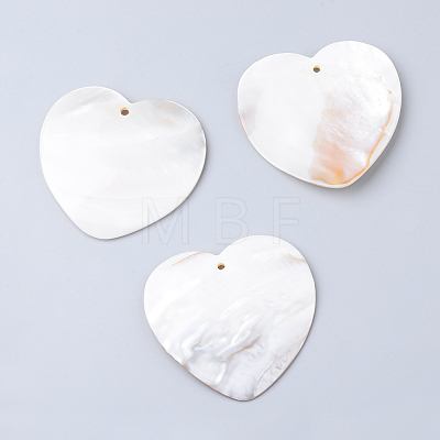Freshwater Shell Big Pendants X-SHEL-S249-20-1