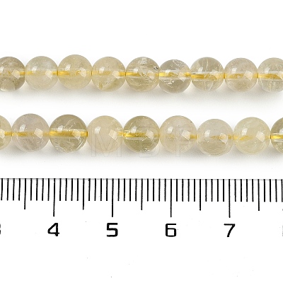 Natural Lemon Quartz Beads Strands G-H062-A01-01-1