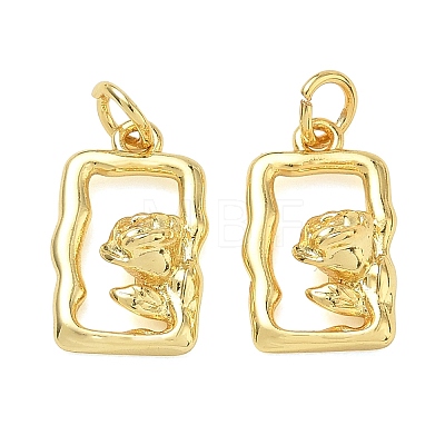 Brass Pendants KK-CBAD9DF-04G-1