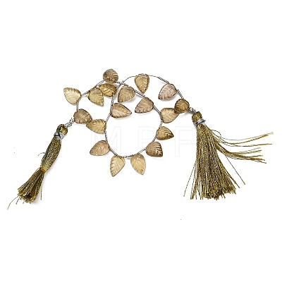 Natural Smoky Quartz Carved Beads Strands GG-CBA0C95-E07-1