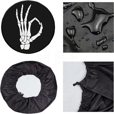 Polyester Tyre Cover AJEW-WH0225-025-1