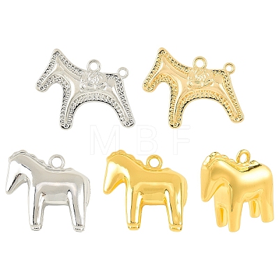 4Pcs 4 Styles Alloy Pendants FIND-YW0011-61-1