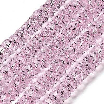 Transparent Glass Beads Strands EGLA-K071-05B-1