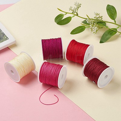   5 Rolls 5 color Nylon Thread Cord NWIR-PH0001-86-1