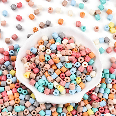 Opaque Colours Glass Seed Beads SEED-N007-14E-1