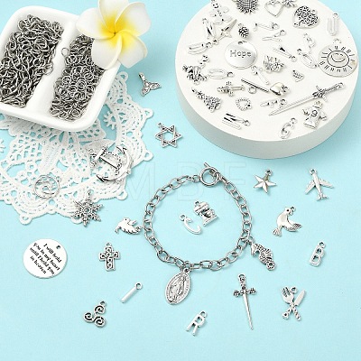 DIY Bracelet Making Kits DIY-YW0018-30-1