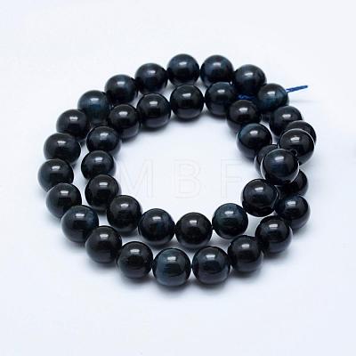 Natural Tiger Eye Beads Strands G-K203-85-10mm-1